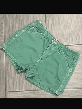Green women's dickies work short 9/29